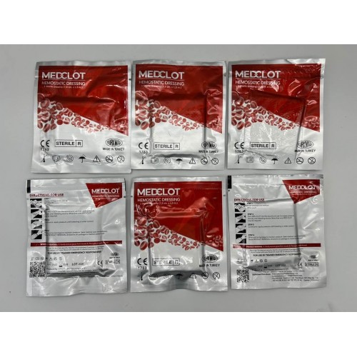Гемостатический бинт MEDCLOT кровоостанавливающий с коалином (Турция) в Видном