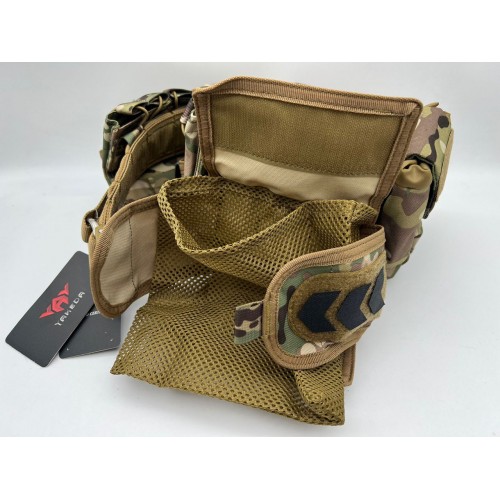 Пояс разгрузочный YAKEDA тактический с подсумками в Видном