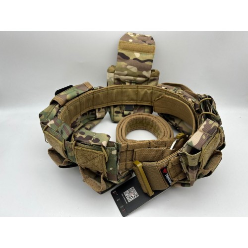 Пояс разгрузочный YAKEDA тактический с подсумками в Видном
